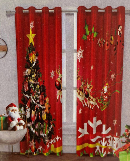 Cortinas Navideñas Decorativas 25.0 NAVIDAD