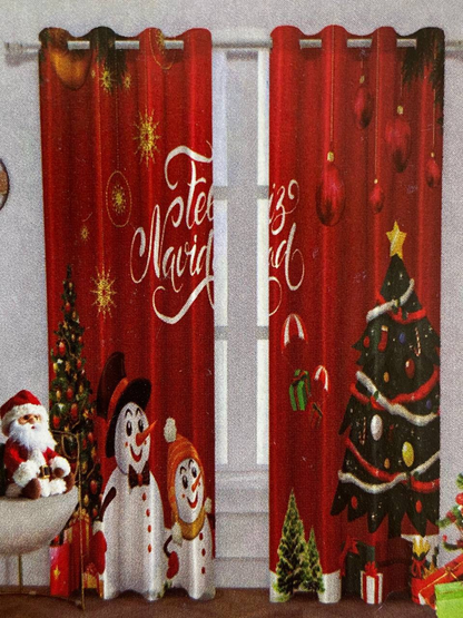 Cortinas Navideñas Decorativas 25.0 NAVIDAD