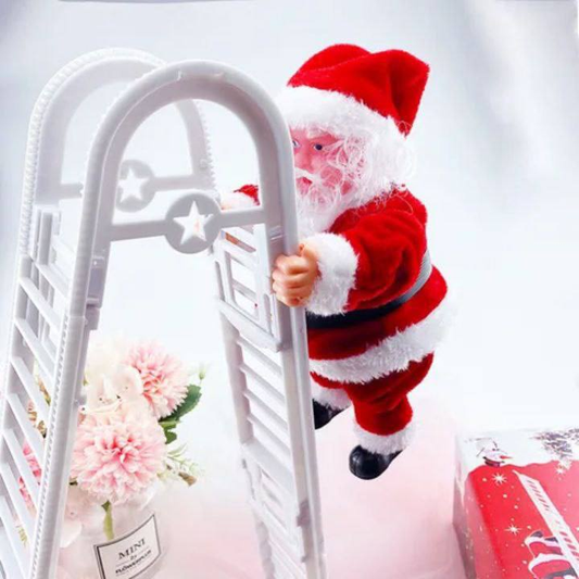 Papá Noel subiendo/bajando una escalera. 13.0 NAVIDAD