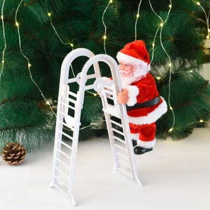 Papá Noel subiendo/bajando una escalera. 13.0 NAVIDAD