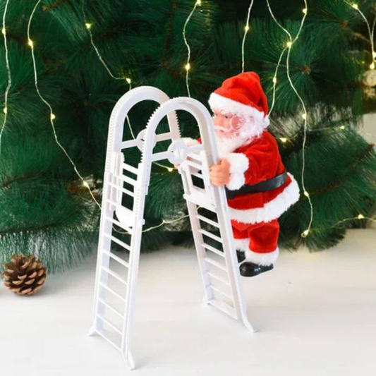 Papá Noel subiendo/bajando una escalera. 13.0 NAVIDAD