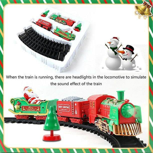 Pista de tren navideño con sonido y luces. 13.0 NAVIDAD