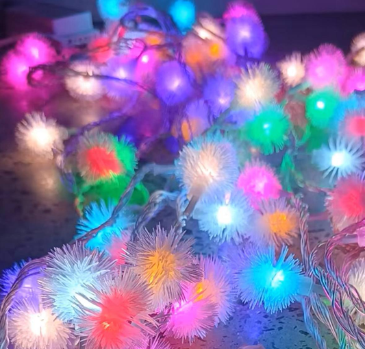 Guirnalda de Luces LED en Forma de Pelusa 13.0 NAVIDAD