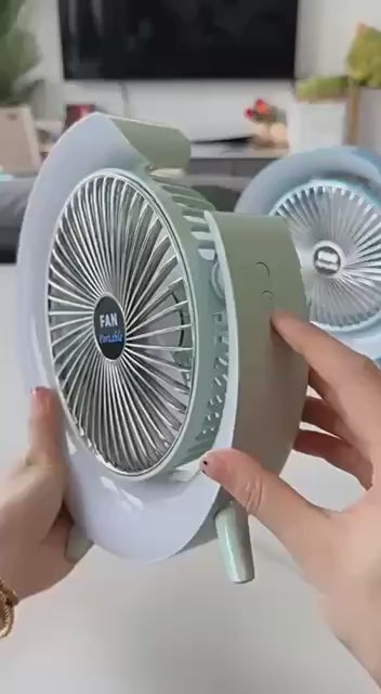 Ventilador de Escritorio USB con Luz 13.0 HOGAR